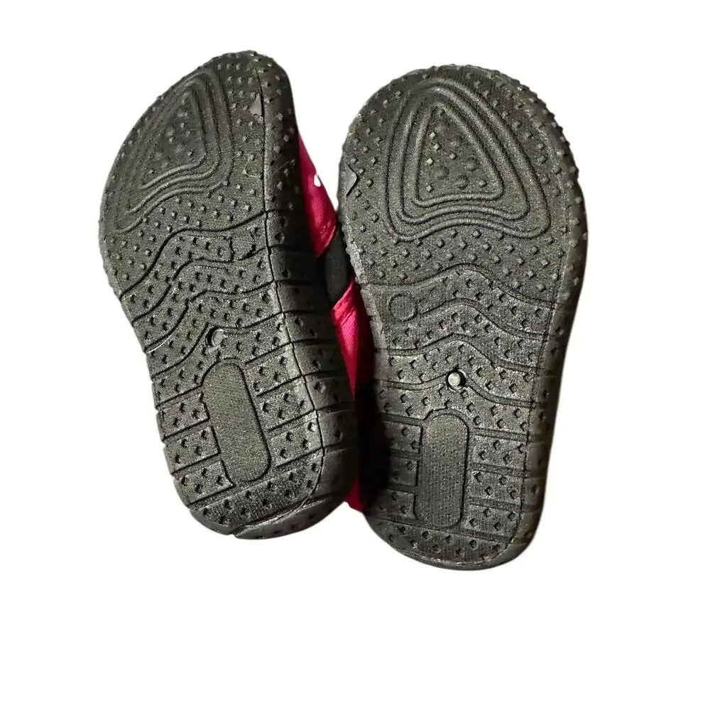 Destination Holiday Girls Pink Black Water Shoes Toddler Girls Size 6